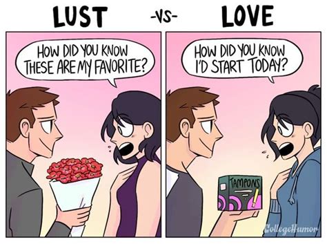 6 Comics That Illustrate The Difference Between Love And Lust