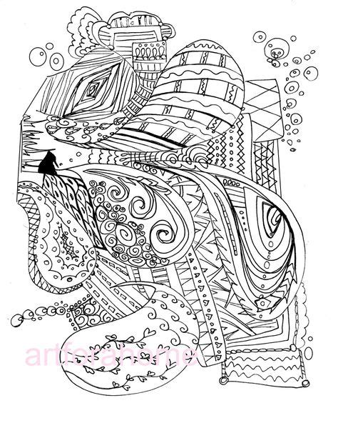 abstract art printable coloring pages els board pinterest