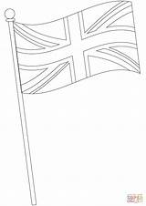 Unido Reino Flagge Ausdrucken Ausmalen Bandeira Englische Ausmalbild Pintar Grossbritanniens Bretanha sketch template