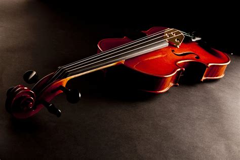 Violin Musical Instruments String Dark Background Hd Wallpaper