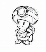 Toad Coloring Pages Captain Printable Getcolorings Color Getdrawings sketch template