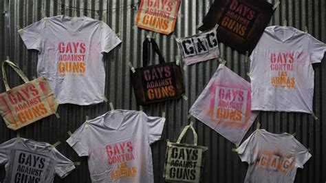 gays against guns protest graphically
