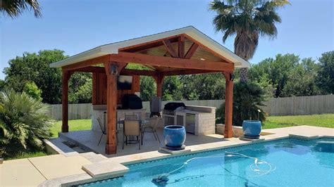 Amazing New Pool Cabana Makes Round Rock Tx Home Complete Archadeck
