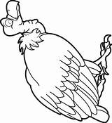 Vulture Buitres Designlooter Colorear sketch template