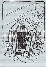 Outhouse sketch template