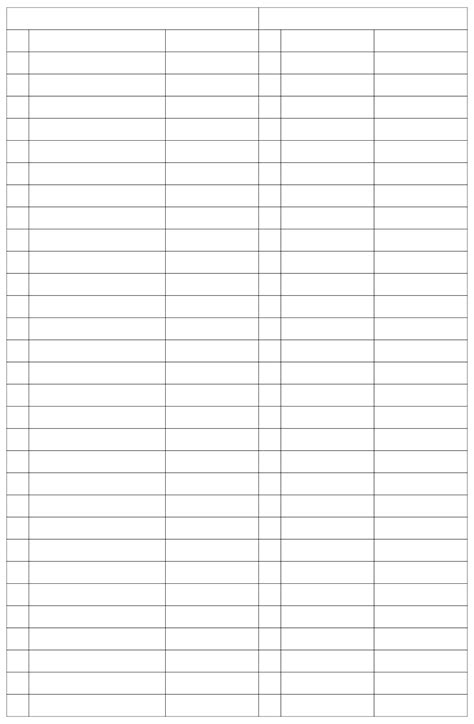 printable blank chart  lines     printablee