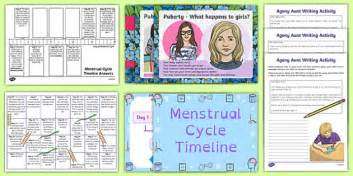 menstruation teaching pack sex education teacher made