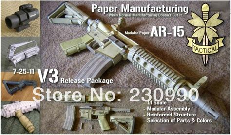 Internal Structure Ar 15 M4 M16 Remix Assault Rifle 1 1 Scale 3d