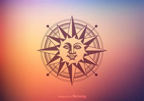 sun dial vector design  vector art  vecteezy