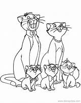 Aristocats Coloring Pages Malley Marie Toulouse Berlioz Duchess Disney Printable Thomas Cartoon Disneyclips Cute Choose Board Group sketch template