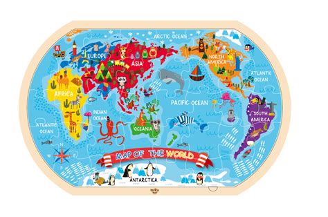 buy eleganter world map puzzle xcm   australia