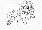 Pie Pinkie Coloring Pages Girls Pony Pinki Color Printable Popular sketch template