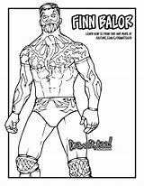 Balor Finn Wwe Drawing Draw Coloring Pages Tutorial Printable Wrestling Drawings Paintingvalley sketch template