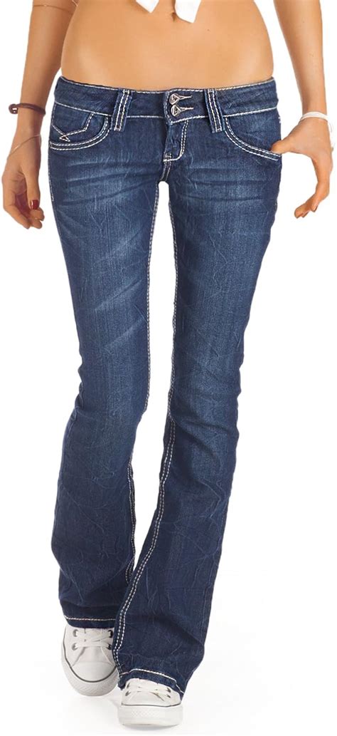 Bestyledberlin Womens Bootcut Jeans Blue W26 Uk Clothing
