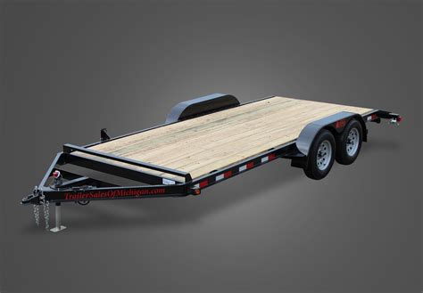 gvwr wood floor car trailer  length