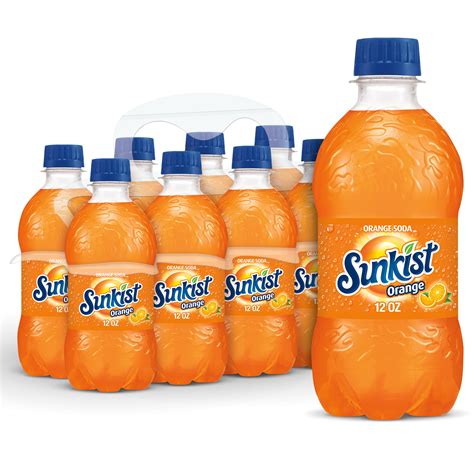 sunkist orange soda  fl oz bottles  pack walmartcom