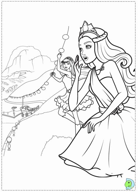 princess barbie coloring page coloring home