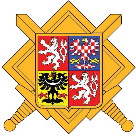 Czech Armed Forces Erb Znak Coat Of Arms Crest Of Czech Armed