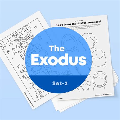 exodus drawing coloring pages bible lesson  kids hisberry