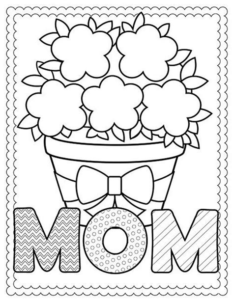 mothers day coloring pages top  sheets