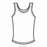 Coloring Undershirt Pages Tank Getdrawings sketch template