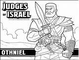 Othniel Judges sketch template