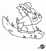 Mountain Climbing Colouring Pages Colo sketch template