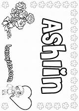 Ashlin Coloring Print Hellokids Color Online Name Pages sketch template