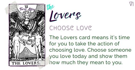 vi  lovers tarot card meaning tarot alley