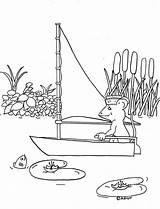 Coloring Boat Mouse Visit Kids sketch template