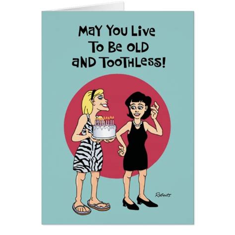 Funny Birthday Wish For Female Friend Card