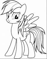Rainbow Dash Pages Coloring Baby Getcolorings sketch template