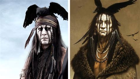 Johnny Depp’s Tonto Is Based On A White Man’s Painting Of An Imaginary