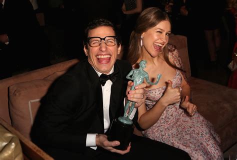andy samberg and his wife joanna newsom celebrated after the show