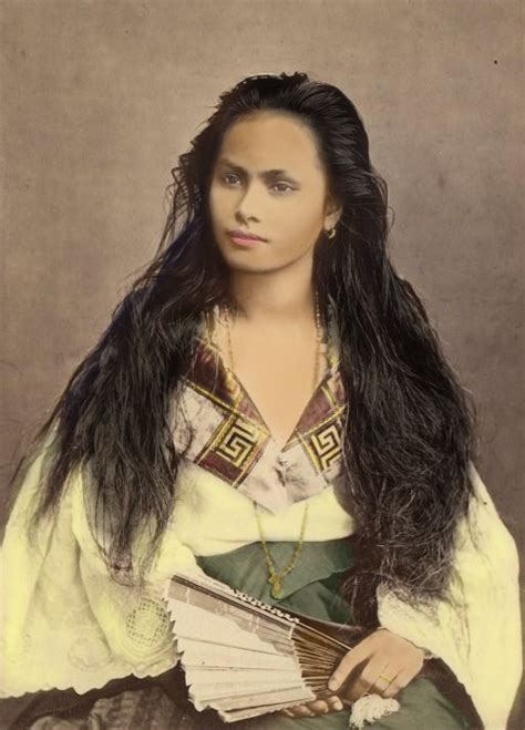How A Filipina Mestiza Looked In The 1870 S Photo Native American