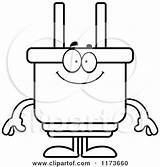 Clipart Plug Cartoon Mascot Electric Color Electrician Pages Thoman Cory Outlined Coloring Vector Sick Depressed Happy Clipground 2021 Preview sketch template