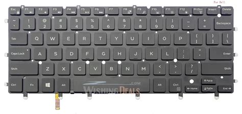 original   dell inspiron     keyboard  layout black