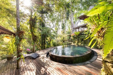 airbnb  ubud  nuansa villa pool  view  istimewa