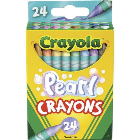 crayola pearl crayons  length multi  pack