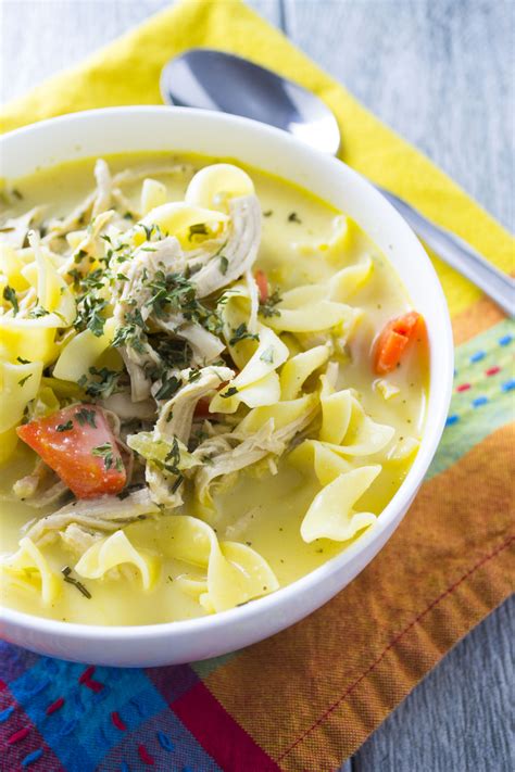 easy homemade chicken noodle soup  wicked whisk