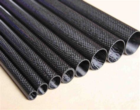 real carbon fiber tubes  carbon tube matte plain carbon fiber pipe