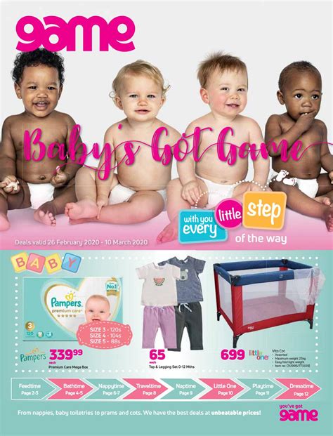 game sa baby catalogue  february   march   game stores