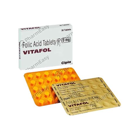 vitafol  mg tablet   side effects dosage composition price pharmeasy