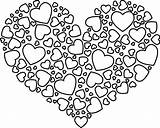 Coeur Coloriage Dessin Mandala Imprimer Colorier Coloring Pages Hartjes Kleurplaat Valentin Heart Le Google Coeurs Ca Dessiner Tv Valentine St sketch template