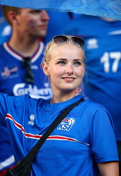 euro2016 iceland fan shows her support prior to the uefa euro 2016 round of 16 match between