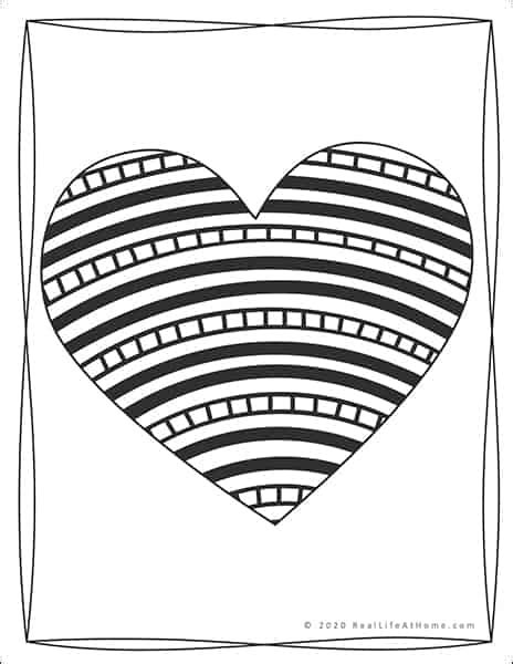 valentine coloring pages  kids  adults  heart coloring pages