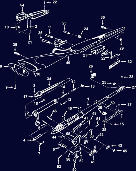 remington  bdl schematic gun diagrams gun parts midwayusa
