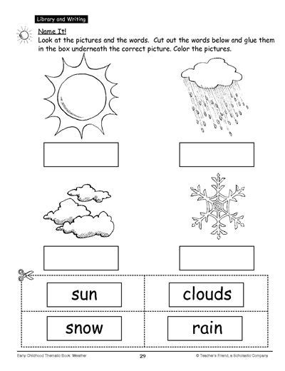 click   print weather worksheets weather worksheets