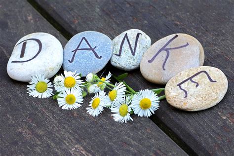 danke kieselsteine dankeschoen kostenloses foto auf pixabay