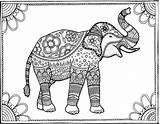 Coloring Elephant Pages Adult Printable Elephants Book Colour Printables Colouring Print Popsugar Kids Cars Copy Animal Smart Living Zendoodle sketch template